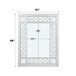 Varian - Mirror - Mirrored & Antique Platinum