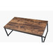 Bob - Coffee Table - Weathered Oak & Black