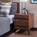 Karine - Accent Table - Walnut & Black