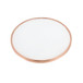 Alivia - Coffee Table - Rose Gold & Frosted Glass