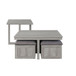 Uster - 2 Piece Occasional Set (Coffee Table And End Table) - Light Gray