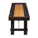 Titus - 108" Shuffleboard Table - Brown