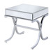 Yuri - End Table - Mirrored & Chrome