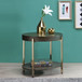 Weyton - End Table - Light Brown & Champagne
