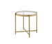 Charrot - End Table - Gold Finish