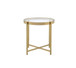 Charrot - End Table - Gold Finish