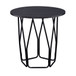 Sytira - End Table - Espresso & Black