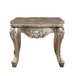 Ranita - End Table - Marble Top & Champagne