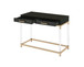 Adiel - Accent Table - Black & Gold Finish