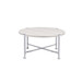 Brecon - Coffee Table - White Oak & Chrome