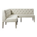 Peyton - Sectional Sofa Dining Set - Gray