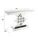 Noralie - 47" X 14" Console Table - Mirrored & Faux Diamonds