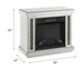 Noralie - Fireplace - Mirrored & Faux Diamonds