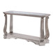 Northville - Sofa Table - Clear Glass & Antique Silver