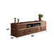 Aberdeen - TV Stand - Retro Brown Top Grain Leather
