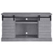 Amrita - TV Stand With Fireplace - Gray Oak