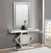Nowles - Console Table - Mirrored & Faux Stones