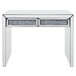 Noralie - Console Table Faux Diamonds - Mirrored