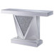 Noralie - 31"H Console Table - Mirrored & Faux Diamonds