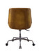 Ambler - Executive Office Chair - Saddle Brown Top Grain Leather