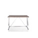 Finis - Writing Desk With USB - Weathered Oak & Chrome