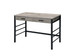 Disho - Writing Desk With USB - Light Weathered Oak & Black