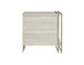 Tyeid - Accent Table - Antique White & Gold Finish