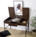 Verster - Desk - Oak & Black Finish