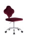 Clover - Office Chair - Red Velvet