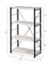 Jurgen - Bookshelf - Antique White & Black