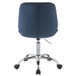 Muata - Office Chair - Twilight Blue Velvet & Chrome