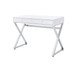 Coleen - Desk - White & Chrome Finish