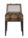 Kolin - Accent Table - Rustic Oak & Matte Gray