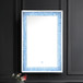 Noralie - 47" Accent Mirror With LED - Mirrored & Faux Diamonds