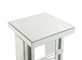 Noralie - 16" Accent Table - Mirrored & Faux Diamonds