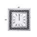Nysa - Wall Clock - Mirrored & Faux Crystals