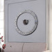 Kachina - 39" Wall Clock - Mirrored & Faux Gems