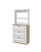 Hewett - Shoe Cabinet - Light Oak & White