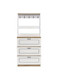 Hewett - Shoe Cabinet - Light Oak & White