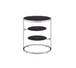 Lynch - Accent Table - Black & Chrome Finish