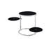 Lynch - Accent Table - Black & Chrome Finish