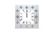 Hessa - Wall Clock - Mirrored & Faux Rhinestones