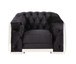 Pyroden - Chair - Black Velvet & Chrome Finish