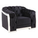 Pyroden - Chair - Black Velvet & Chrome