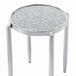Abbe - End Table - Glass & Chrome