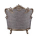 Elozzol - Chair With Pillow - Fabric & Antique Bronze