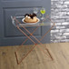 Cercie - Tray Table - Clear Acrylic & Copper