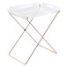 Cercie - Tray Table - Clear Acrylic & Copper