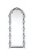 Noralie - 63" Accent Floor Mirror - Mirrored & Faux Diamonds