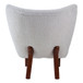Zusud - Accent Chair - White Teddy Sherpa